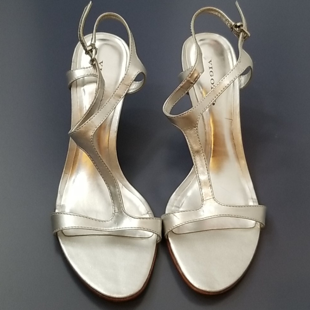 Vigotti Silver low heel sandal